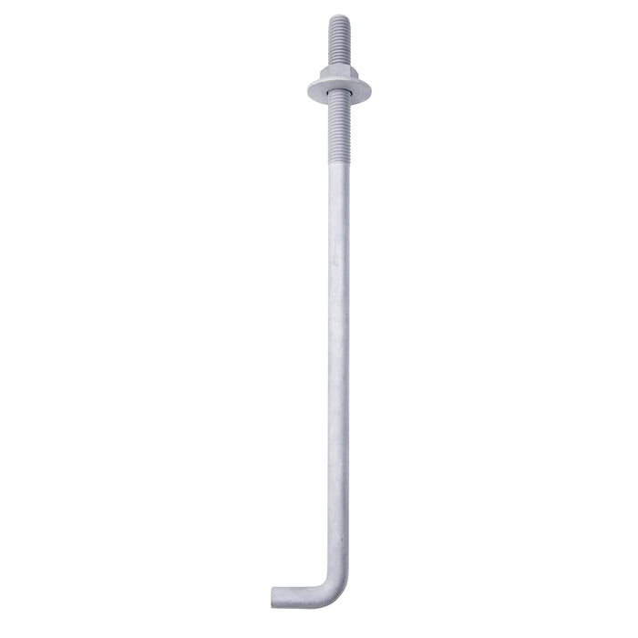 1/2" x 14" Concrete Anchor Bolts (10 Pack) L Shaped, Hot-Dip Galvanized