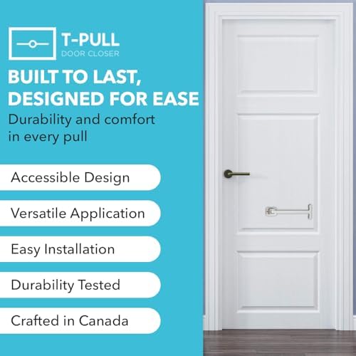 Manual Door Closer for Wheelchair Users - Canadian Made Accessibility Aid - S...