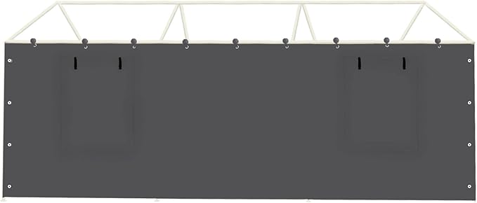 Sidewall Panel with Mesh Windows and Elastic Ball Bungees,