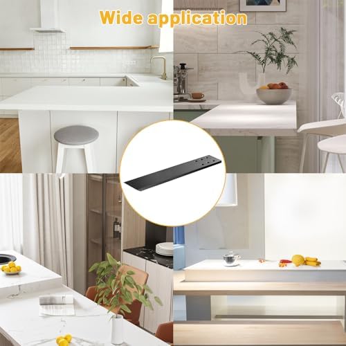 Hidden Granite Countertop Support Brackets 4 Pack 12" L x 2.5" W,3/...