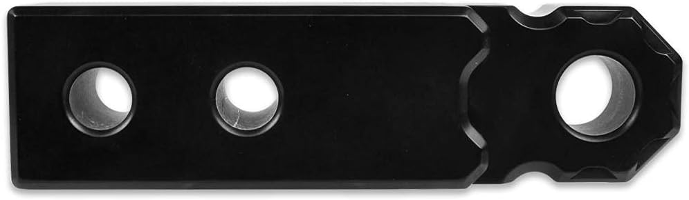 Agency 6 Recovery Shackle Block 2" (Double Hole) - Powder Coated Black -...
