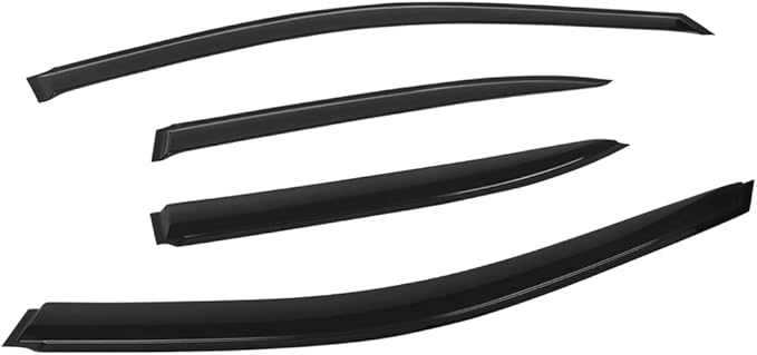 4 PCS Rain Guards Fit for 1999-2016 Ford F250 F350 F450 F550 SuperCrew Super