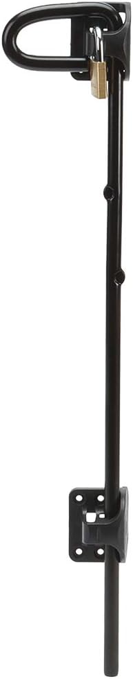 D&D Technologies QB124 Q-Bolt Drop Bolt, Padlockable with Padlock Storage...