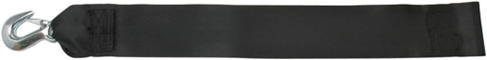 BoatBuckle Winch Strap with Loop End, Black, 3-Inch x 20-Feet