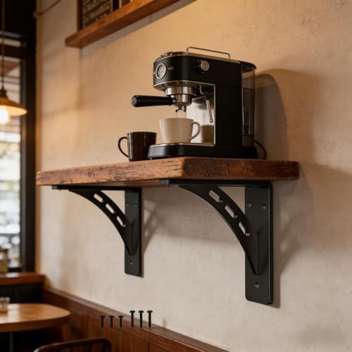 12"x10"x2.5" Heavy Duty Shelf Brackets, Max Load 1100 LBS, Pre...