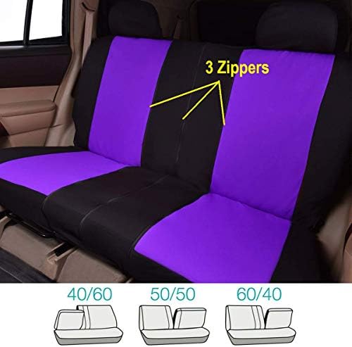 Flying Banner Car Seat Covers Front Seats Rear Bench Polyester car seat Prote...
