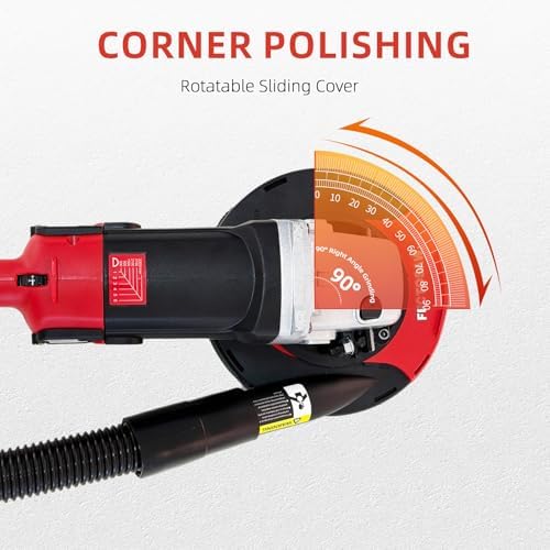 Dust Shroud for Angle Grinder with Diamond Grinding Cup Wheel, 4.5–5 Inch &am...