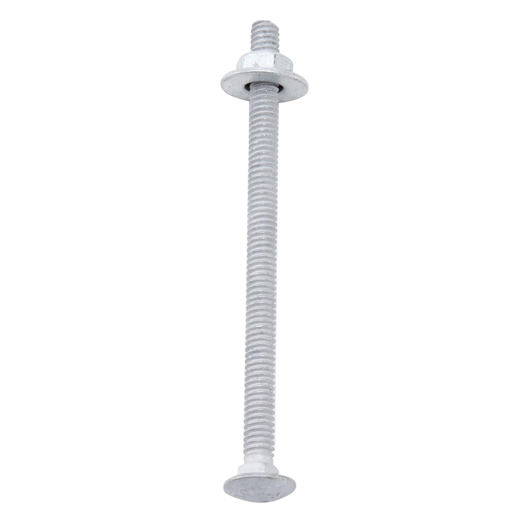 1/4" x 3" Carriage Bolts (100 PCS), Hot Dip Galvanized, Heavy Duty ...