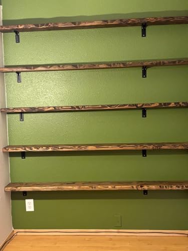 10 inch x 6 inch Shelf Support Bracket Heavy Duty, L Shelf Brackets ,max Load...