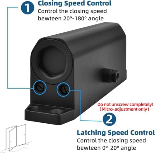 Ougourim Door Closers Commercial Heavy Duty Automatic Door Closer Residential...