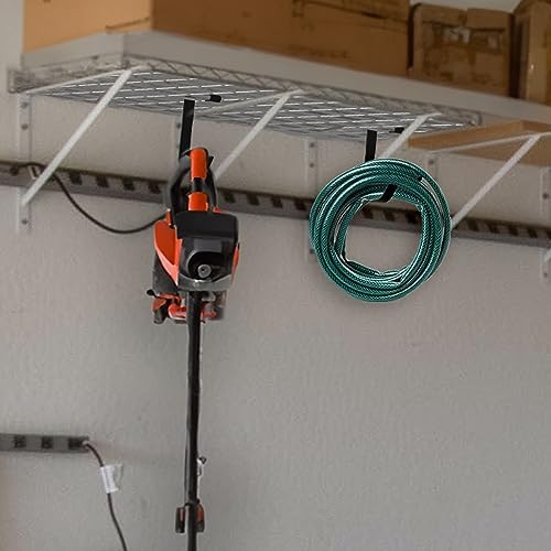 NACETURE Garage Ceiling Rack Bike Hooks, 8 Pack Storage Hooks (Flat Hook)