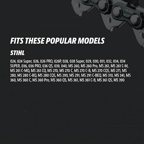 STIHL 20 Inch Chainsaw Chain 0.325" Pitch, 063" Gauge, 81 Drive Lin...