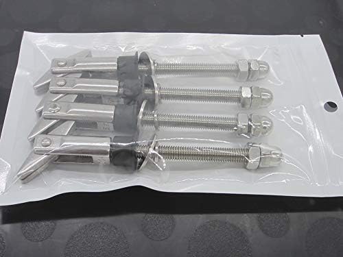 Toggle Anchor Bolts, Hollow Wall Anchors, M8x150mm, Pack of 4