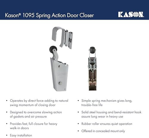 Kason 1095 Spring Action Door Closer, 11095000013