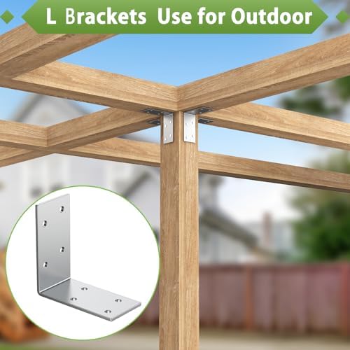 3x3 Inch Galvanized L Shape 90 Degree Corner Support Brackets