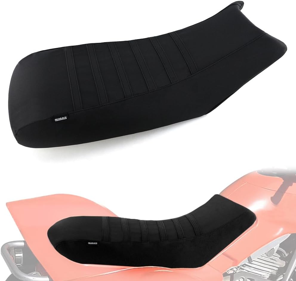 Non-Slip Gripper Seat Cover Fit for TRX 300 EX Sportrax 1993-2006 | PVC Leath...