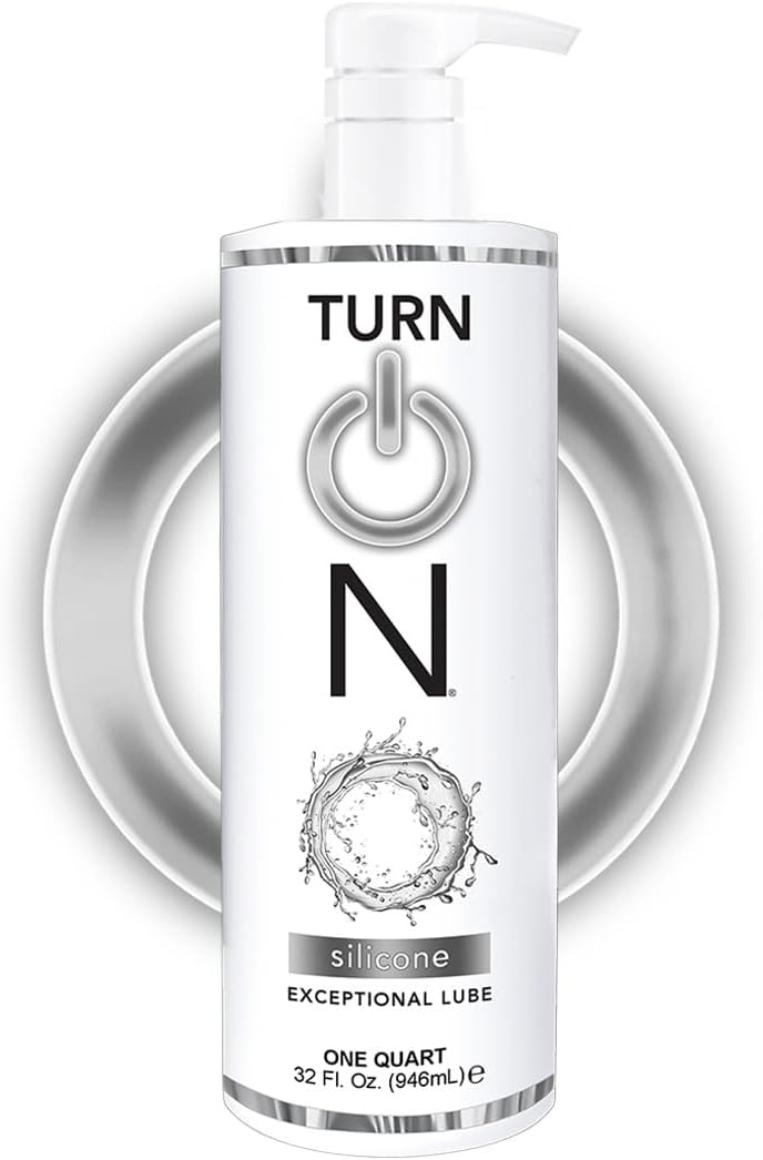 Turn On Silicone-Based Premium Lube, Long Lasting & Silky Smooth, 32 Fl Oz