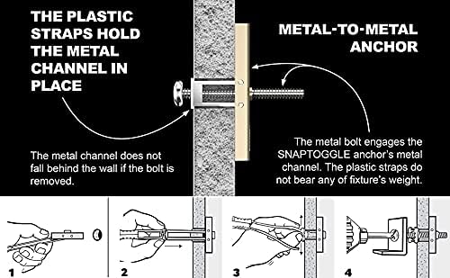 TOGGLER SNAPTOGGLE BM8 Toggle Anchors for M8 Fasteners, Pack of 50