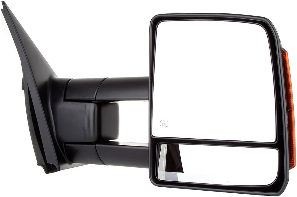 Passenger Side Towing Mirrors Fits 2007-2017 for Toyota for Tundra, Power Adj...