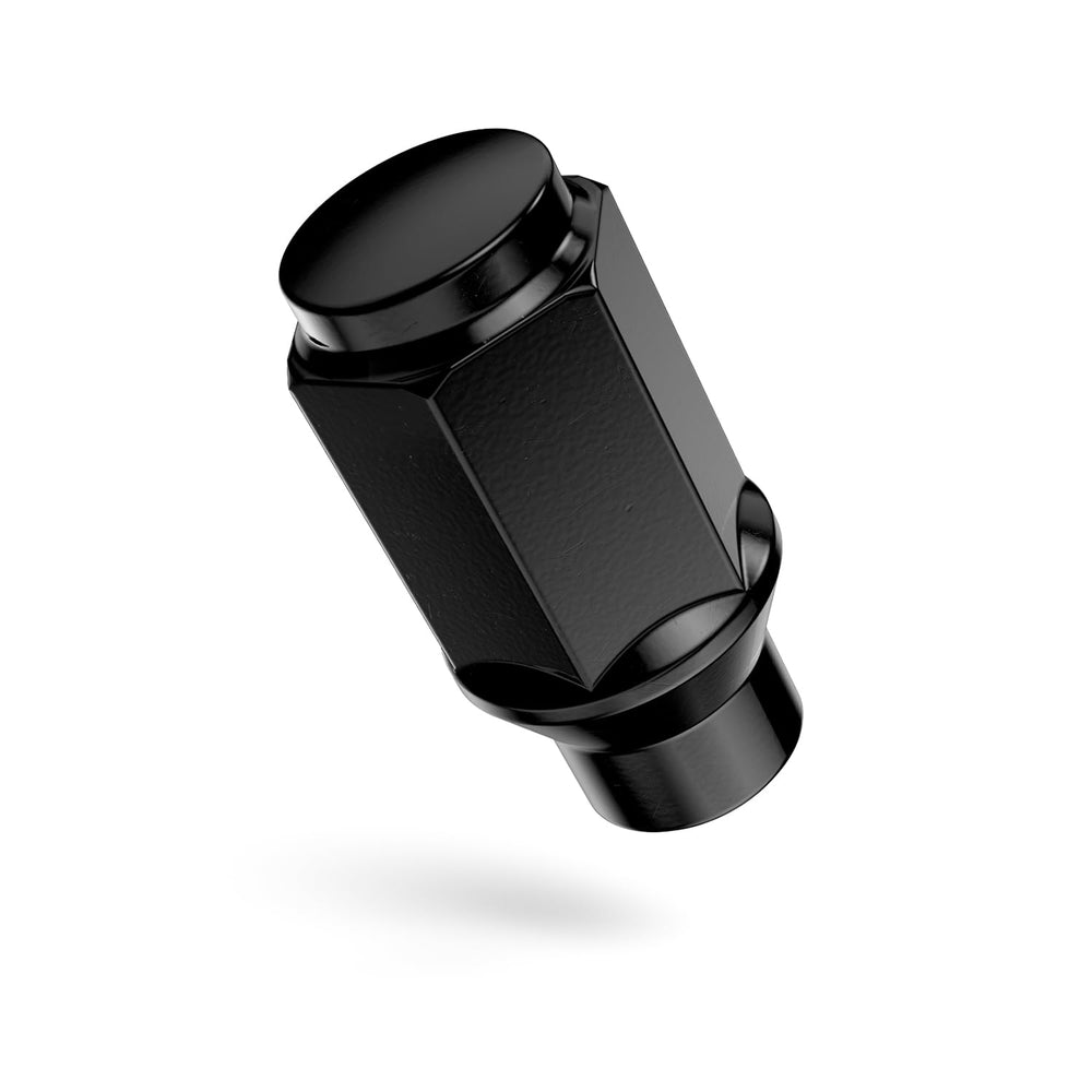 24pcs Black Bulge Lug Nuts - 1/2x20 Threads - 1.75 inch Length - ET Style - C...