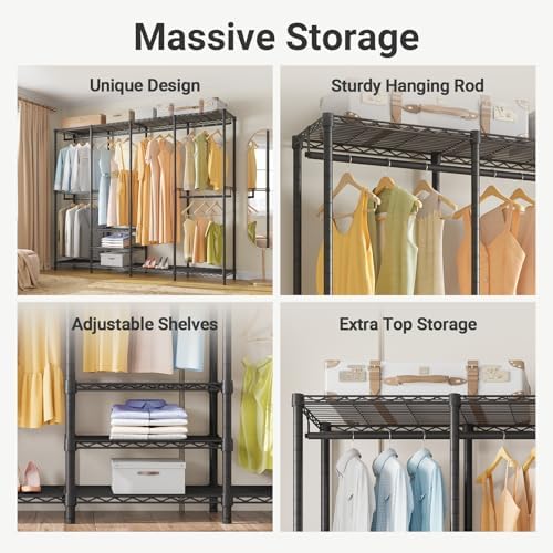 VIPEK V40 Heavy Duty Clothes Rack, Modular Closet System Clothing Rack