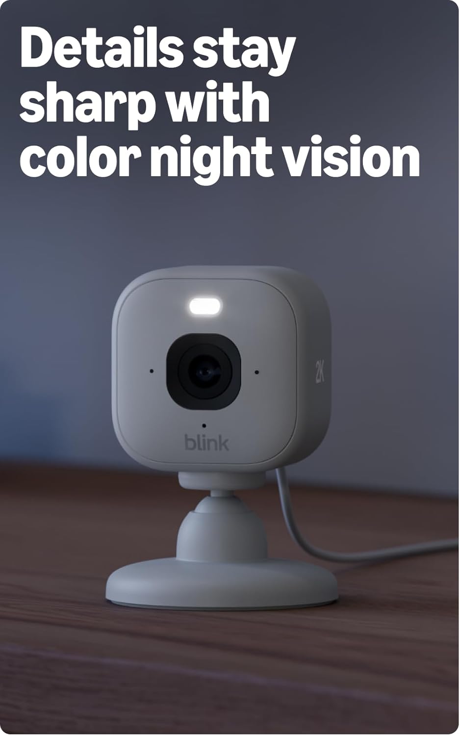 Blink Mini 2K+ (newest model) – Plug-in Home & Pet Indoor Security Camera...