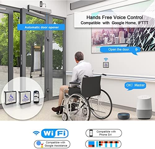 Olideauto Swing Door Operator Automatic for the Disabled,Commercial Smart WiF...
