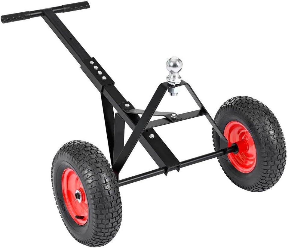 Trailer Dolly with 2" Hitch Ball – 600 LBS Capacity Heavy Duty Steel Tra...