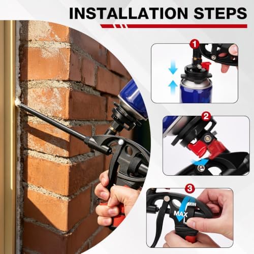 SHALL 2-Pack Professional Expanding Foam Spray Gun - Insulation Guns Kit
