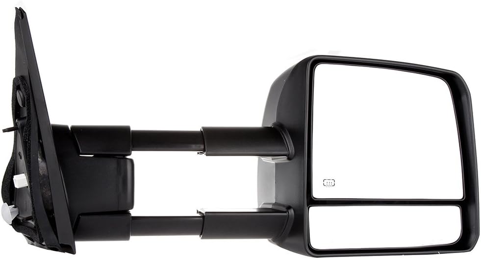 Passenger Side Towing Mirrors Fits 2007-2017 for Toyota for Tundra, Power Adj...