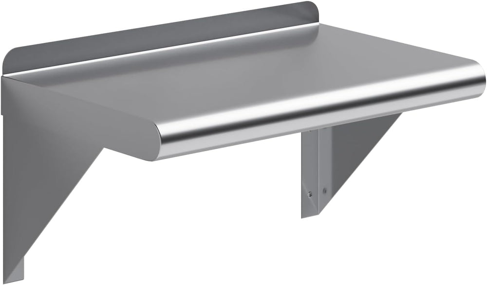 AmGood 10" X 16" Stainless Steel Wall Shelf | Metal Shelving | Gara...