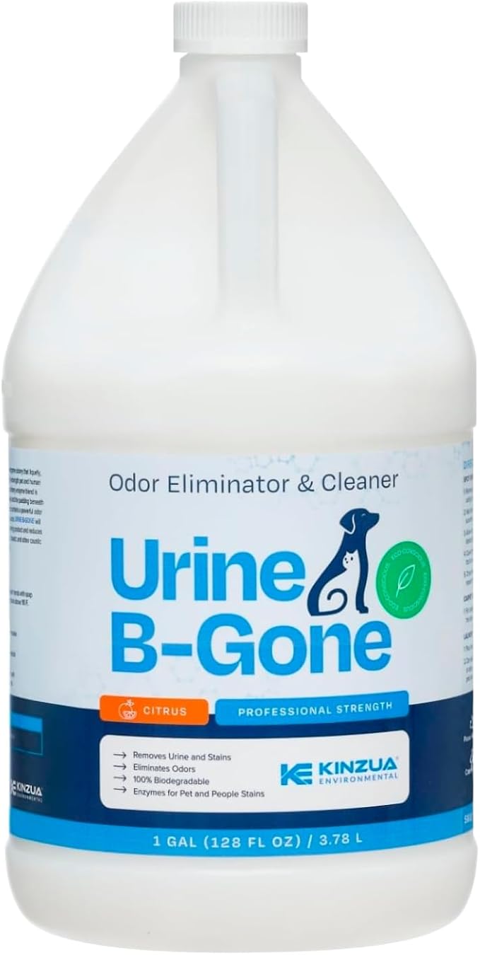 KINZUA ENVIRONMENTAL Urine B-Gone, Professional Enzyme Odor Eliminator & Pet
