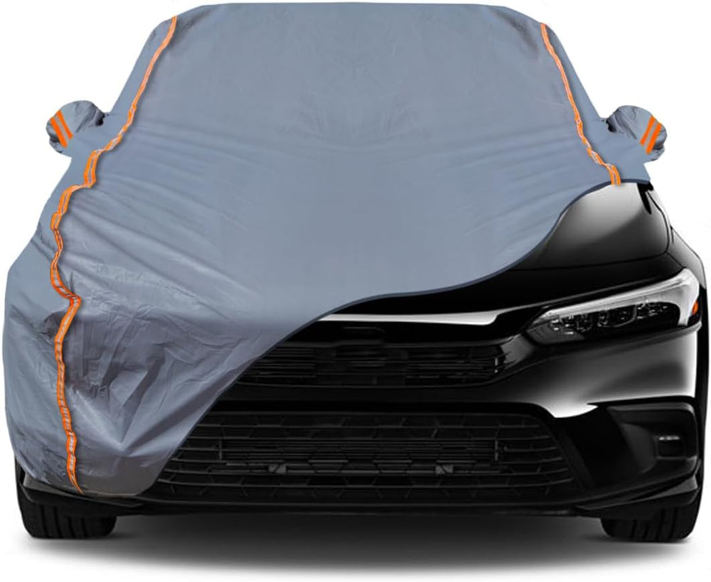 TUCAREST 6-Layers PEVA Premium Full Car Cover Fit