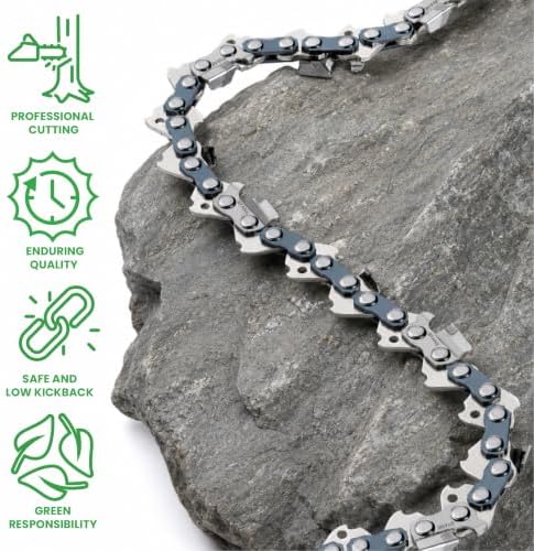 BYANE 18-Inch Carbide Chainsaw Chain .325" Pitch .050" Gauge 68 Dri...