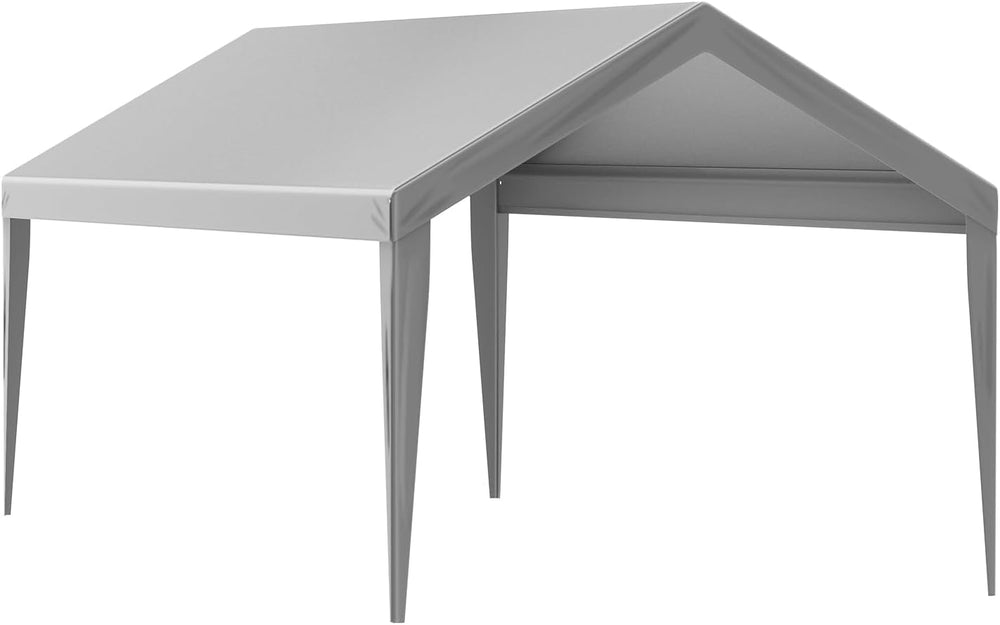VEVOR Carport Replacement Canopy 10x20 ft, PE Waterproof UV-Proof
