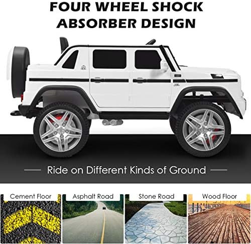 Costzon Ride on Car, Licensed Mercedes-Benz Maybach, 12V Battery Powered