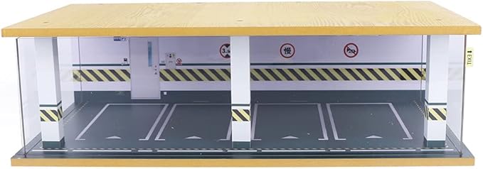 1/24 Parking Garage Model Car Garage Display Case