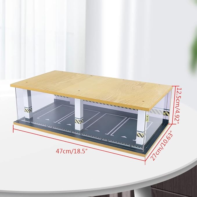 1/24 Parking Garage Model Car Garage Display Case