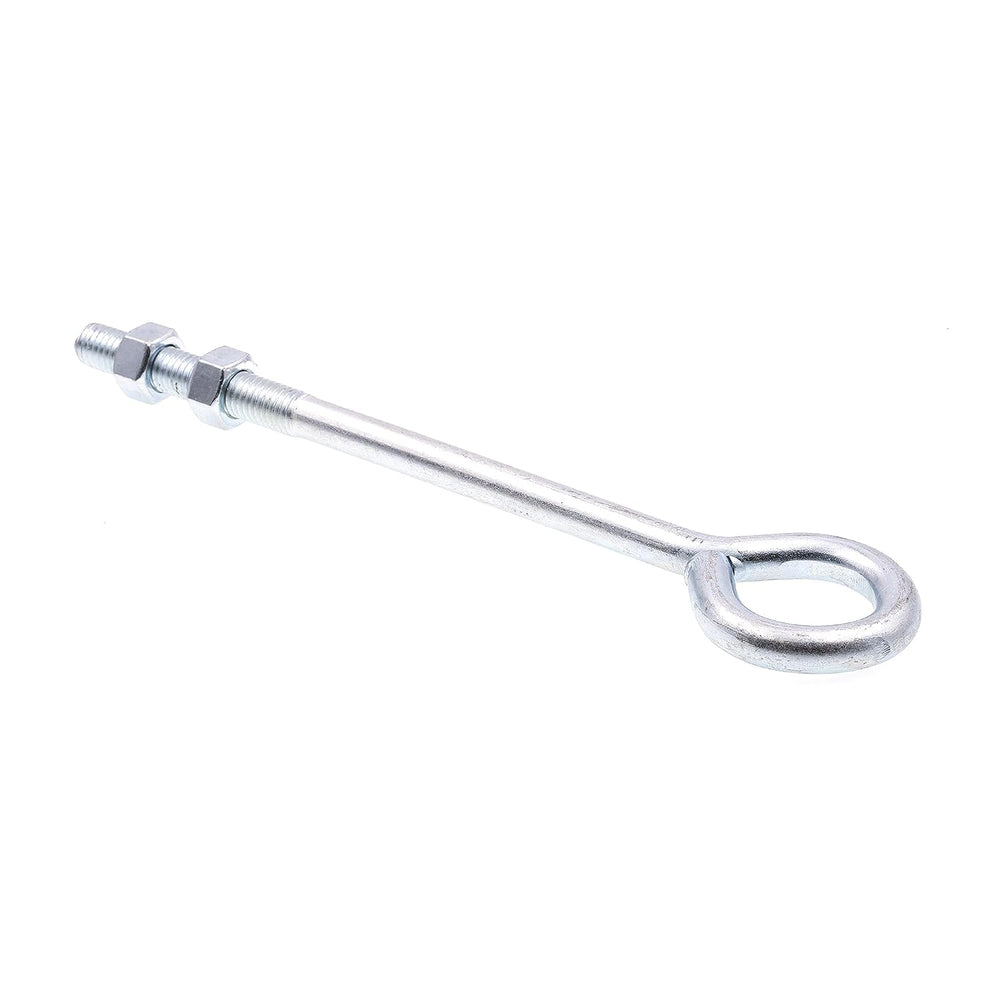 Prime-Line 9067010 Eye Bolts With Nuts, 1/2 In.-13 X 10 In., Zinc Plated Stee...