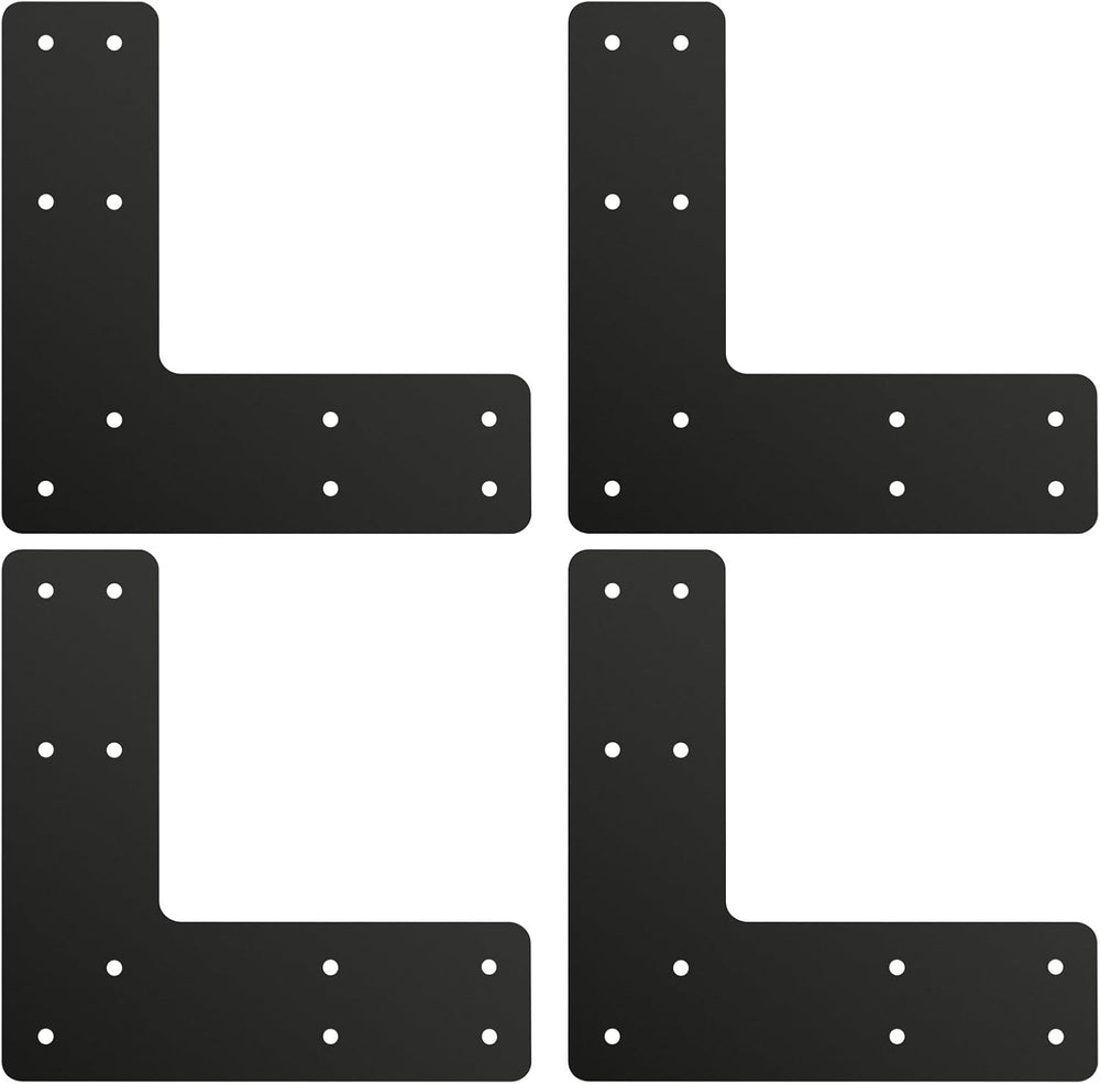 4 Pcs 10*10 Inch Post to Beam Connector, Timber Brackets