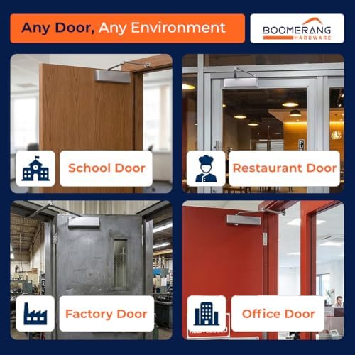 Boomerang D9016 Extra Heavy-Duty Designer Auto Commercial Door Closer