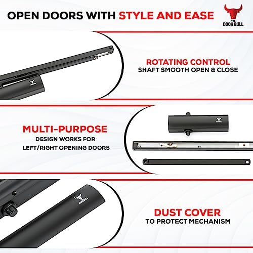 The Door Bull Series 5000 Automatic Door Closer – Hold Open Arm Features