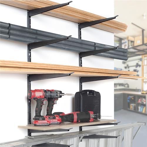 Heavy Duty Wood and Lumber Storage Rack (2-Pack), Holds Up To 960 lbs - Easy ...