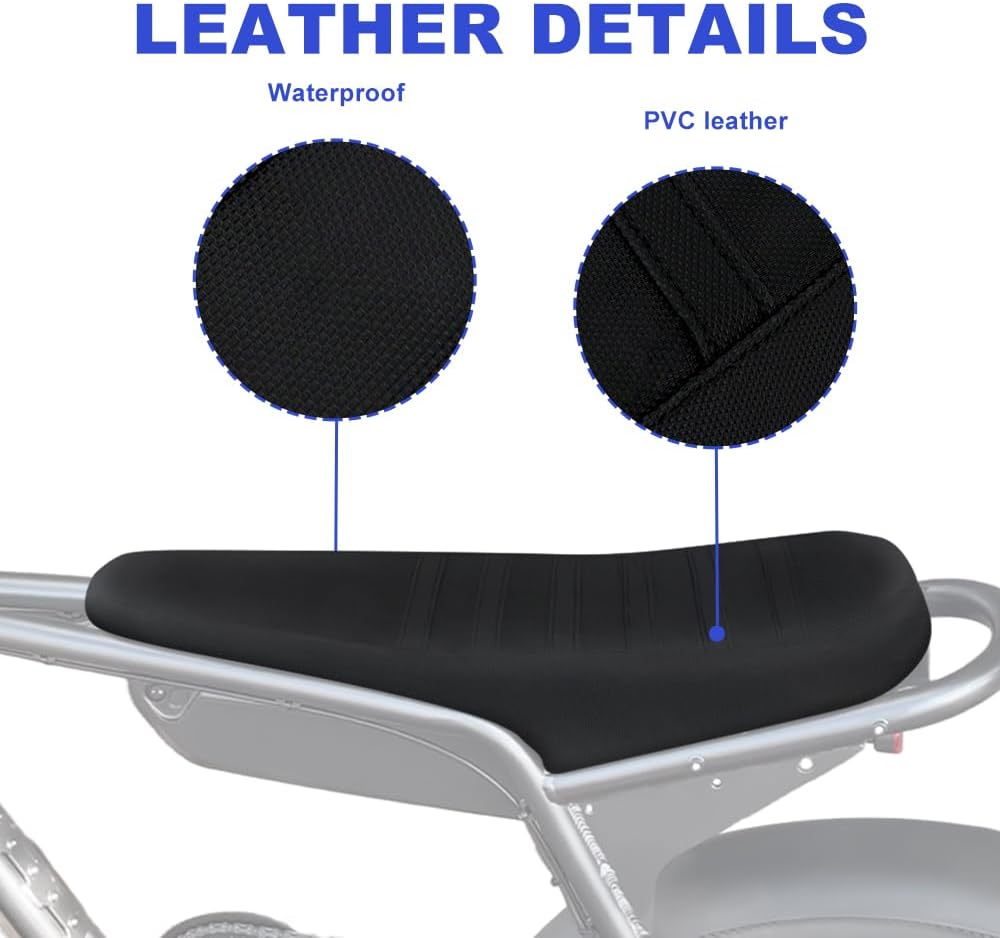 Non-Slip Seat Cover Fit for Super73 Z-Series (Z1, ZX, Z Miami) | PVC Leather ...