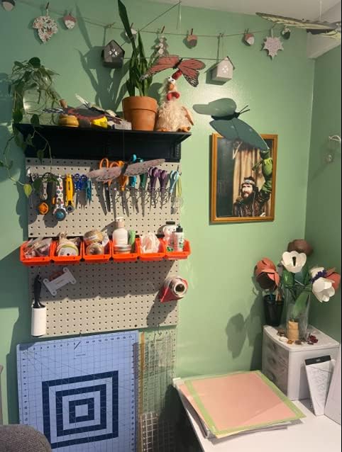Ultrawall 2 Pcs Metal Pegboard Wall Panels, Peg Boards