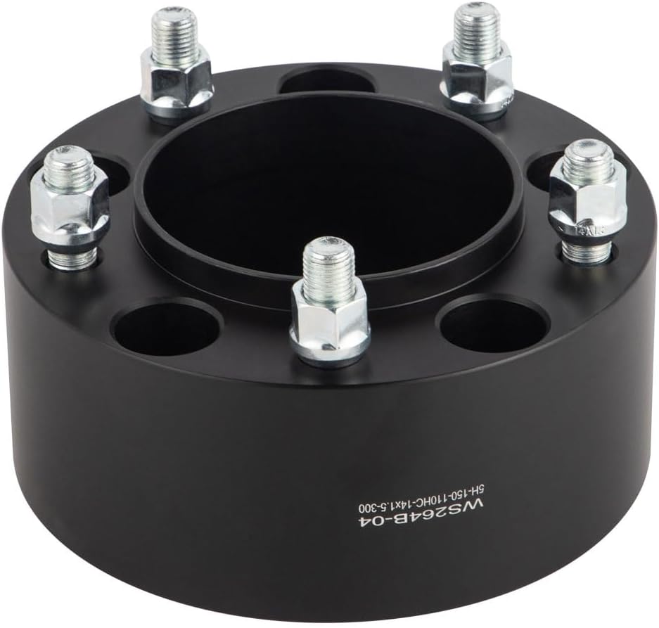 4pc Forged 5x150 Hubcentric Wheel Spacers 2.5 Inch 14x1.5 Studs 110mm Hub | C...