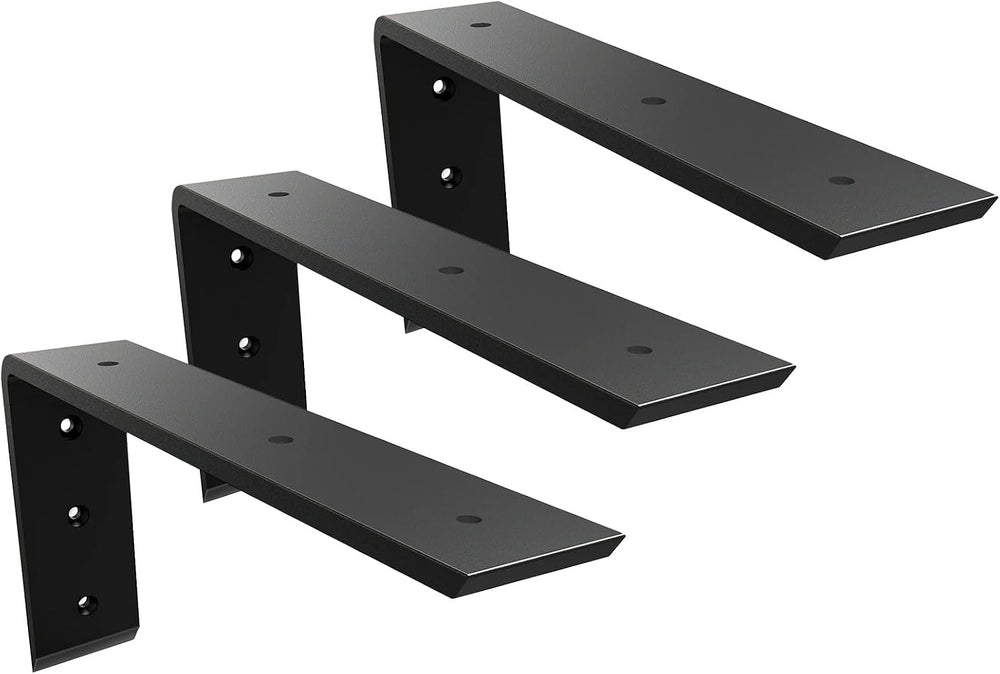 Floating Countertop Support Brackets Heavy Duty Shelf L Brackets 14 Inch 0.4 ...