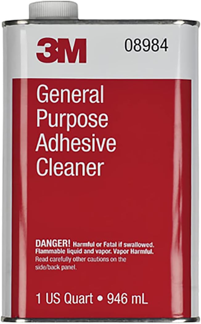 3M 08984 General Purpose Adhesive Cleaner, 1 Quart
