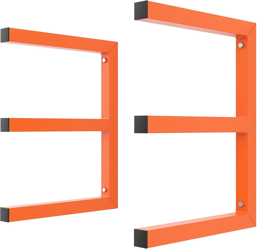 WALMANN Garage Wall Mounted Lumber Storage Rack, Overhead Lumber Racks