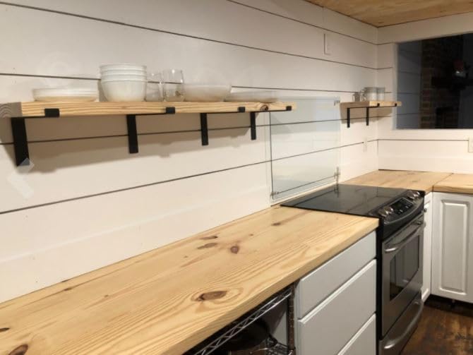 Heavy-Duty Shelf Brackets - Premium Construction Grade 1/4" (6mm) Thick ...
